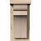 Ekena Millwork Yorktown Rough Sawn Corbel w/Backplate, Douglas Fir, 6"W x 8"D x 12"H COR06X08X12YOR01RDF - alternate 2